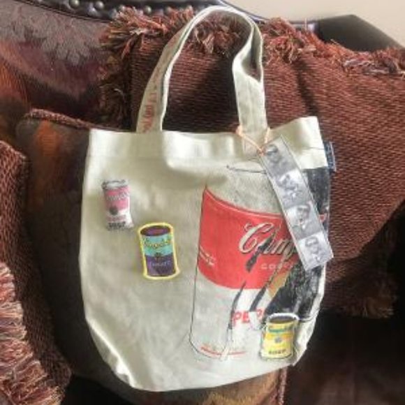 ANDY WARHOL Campbell's Soup Tote BRAND NEW